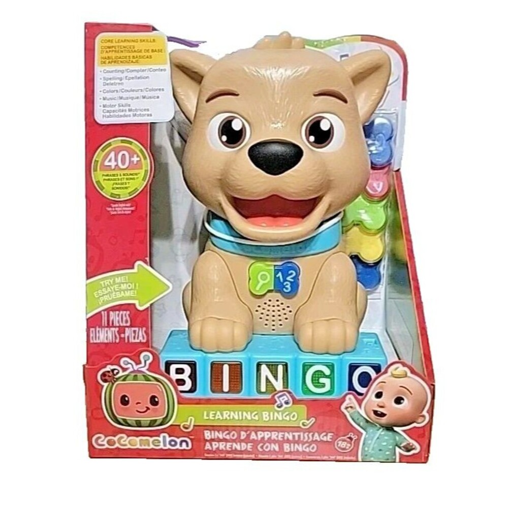 Cocomelon Count And Learn Bingo‎ 11-pieces 40+ Learning Phrases